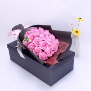 【Mini嚴選】 18朵玫瑰香皂花束禮盒 生日 母親節 情人節禮盒 11色