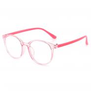 【Mini嚴選】兒童透明框防藍光護眼鏡 隨機附盒 五色