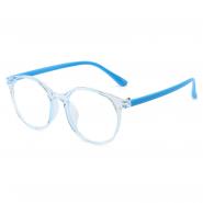 【Mini嚴選】兒童透明框防藍光護眼鏡 隨機附盒 五色