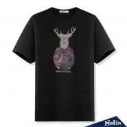 鹿先生的時尚哲學潮流短袖T恤 二色-HeHa(現貨+預購)