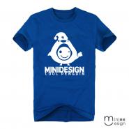 【Minidesign】（男款）Mini聖誕企鵝人潮流短T 五色