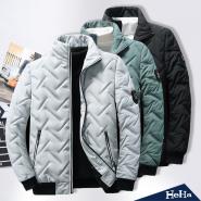 【HeHa】絎縫保暖棉外套 三色